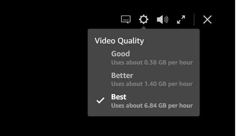 Change Video Stream Quality Amazon Prime Video Desktop 1