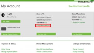 How to Cancel Xbox Live subscription