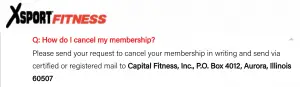 How to Cancel Xsport Memberships