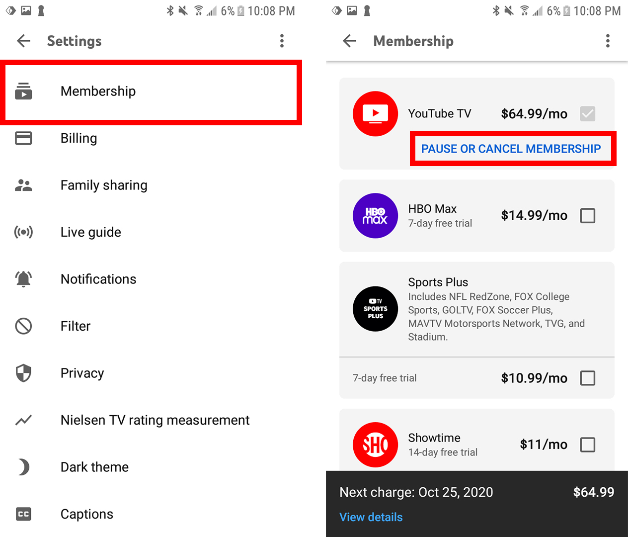 How to Cancel YouTube TV Subscription