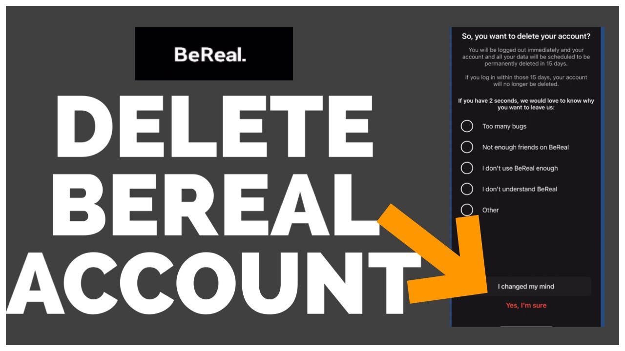 How to Delete Bereal Account 2022