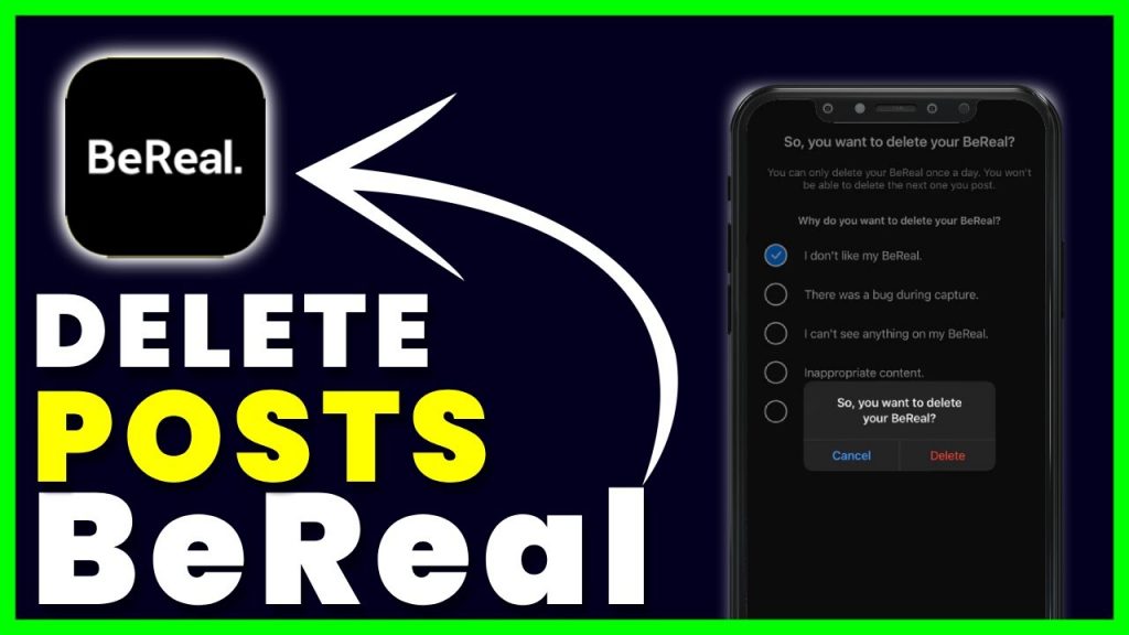 How to Delete a Post on Bereal