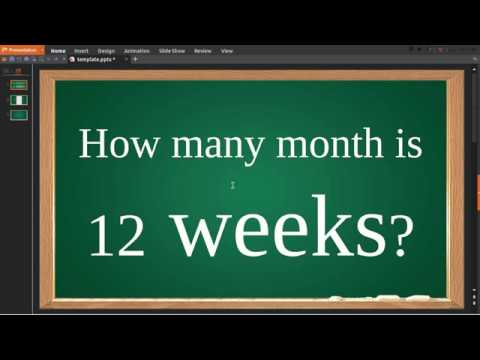 How to Convert 12 Weeks in Months