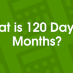 How to Convert 120 Days to Months