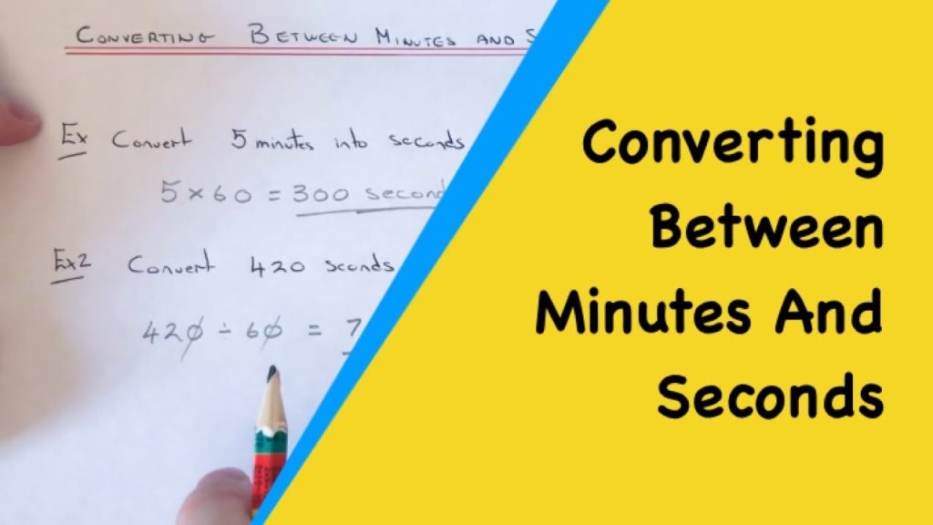 How to Convert 300 Seconds to Minutes