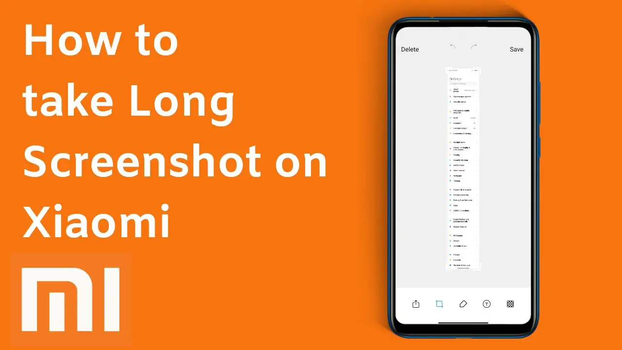 How to take Long Screenshot on Xiaomi, Redmi and Poco Phones