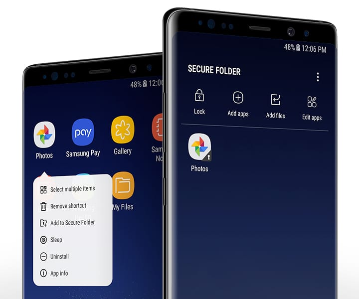 Secure Folder on Samsung