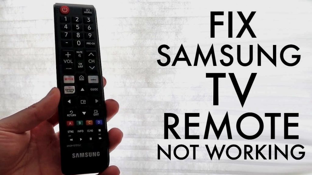 How to Fix Samsung TV Remote Not working