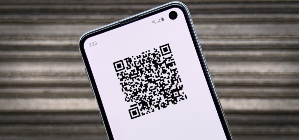 Scan QR Code with Samsung