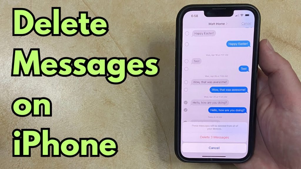 How to Delete Text Messages on All iPhones