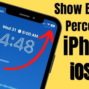 How to Show Battery Percentage on All iPhones