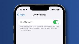 How to Turn on Live Voicemail