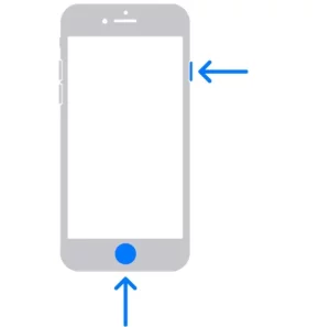 Screenshots on iPhones with Touch ID and the Side Button