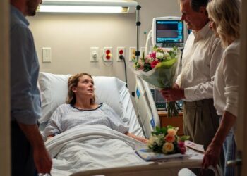 После родов дедушка спросил, хватает ли мне его 250 000 в месяц. Муж и свекровь вошли с пакетами из бутиков — и побледнели