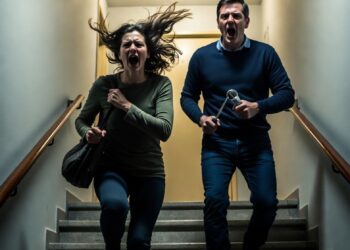 Ночью таксист побежал за мной в подъезд. Я была уверена, что он маньяк — пока не увидела, кого он задержал