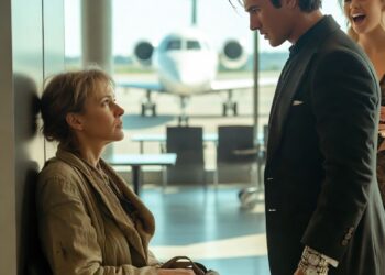 Он смеялся над ней в аэропорту, пока за ней не прилетел частный самолёт