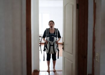 Сначала была переноска у двери