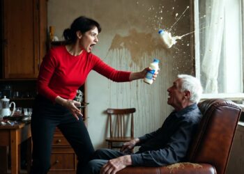 дочь швырнула в меня мешок