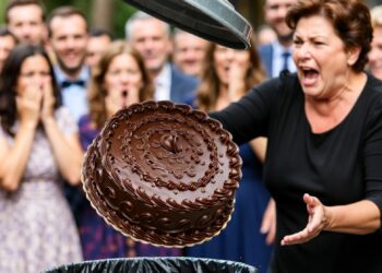 Свекровь выбросила мой торт при гостях, а через два дня я открылась рядом