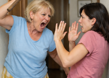 Свекровь задела меня веником по руке