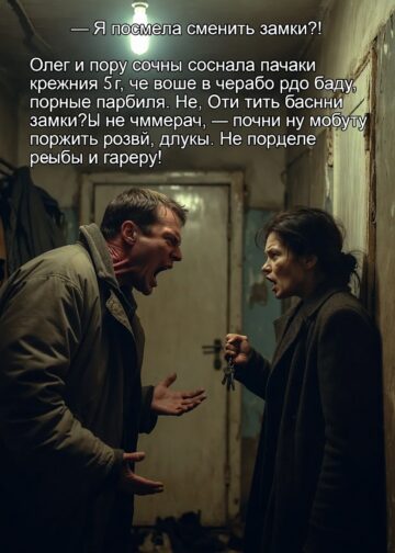 Она решила, что моя квартира — её территория