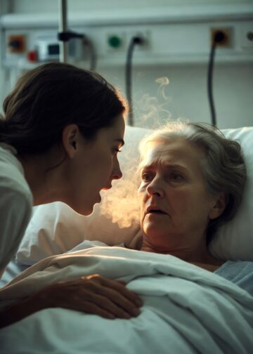 Невестка шептала у койки, думая что я не слышу — но всё записалось