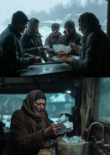 Она накормила водителей — и они вернулись