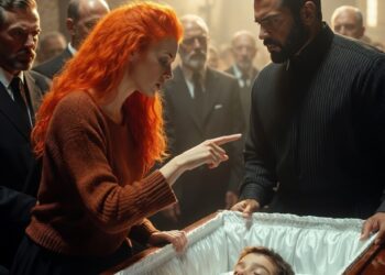 Бездомная женщина ворвалась на похороны