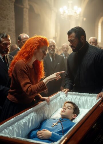 Бездомная женщина ворвалась на похороны