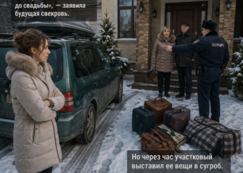 Участковый против будущей свекрови