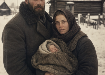 Ребёнок в снежном сугробе