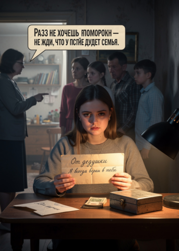 Когда скончался мой дед, он передал мне сбережения